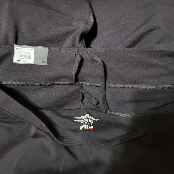 Fila Sport Black Athletic/Yoga Pants Size XXL - Picture 8 of 9